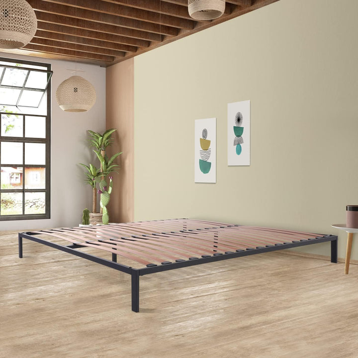 ONNUVO Struttura Letto 160 x 190 Matrimoniale, Marchio Italiano di Qualità, Mod. TOKYO, Doghe INDIPENDENTI Rinforzate, Materiali e Finiture PREMIUM, Sistema Doghe Antirumore, Montaggio Facile e Veloce