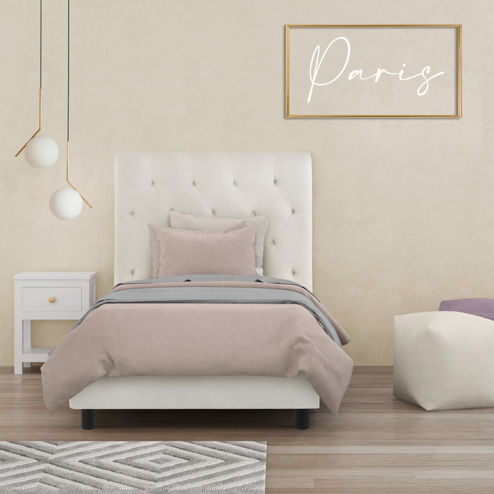 PARIS letto singolo bianco 