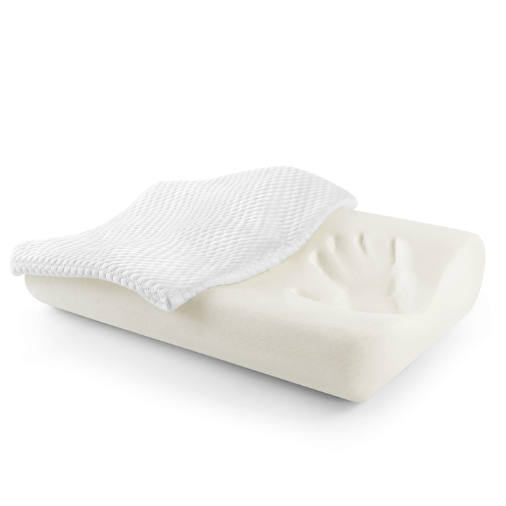 Cuscino per cervicale in Memory Foam ad alta densità 50 kg/m3 con due federe